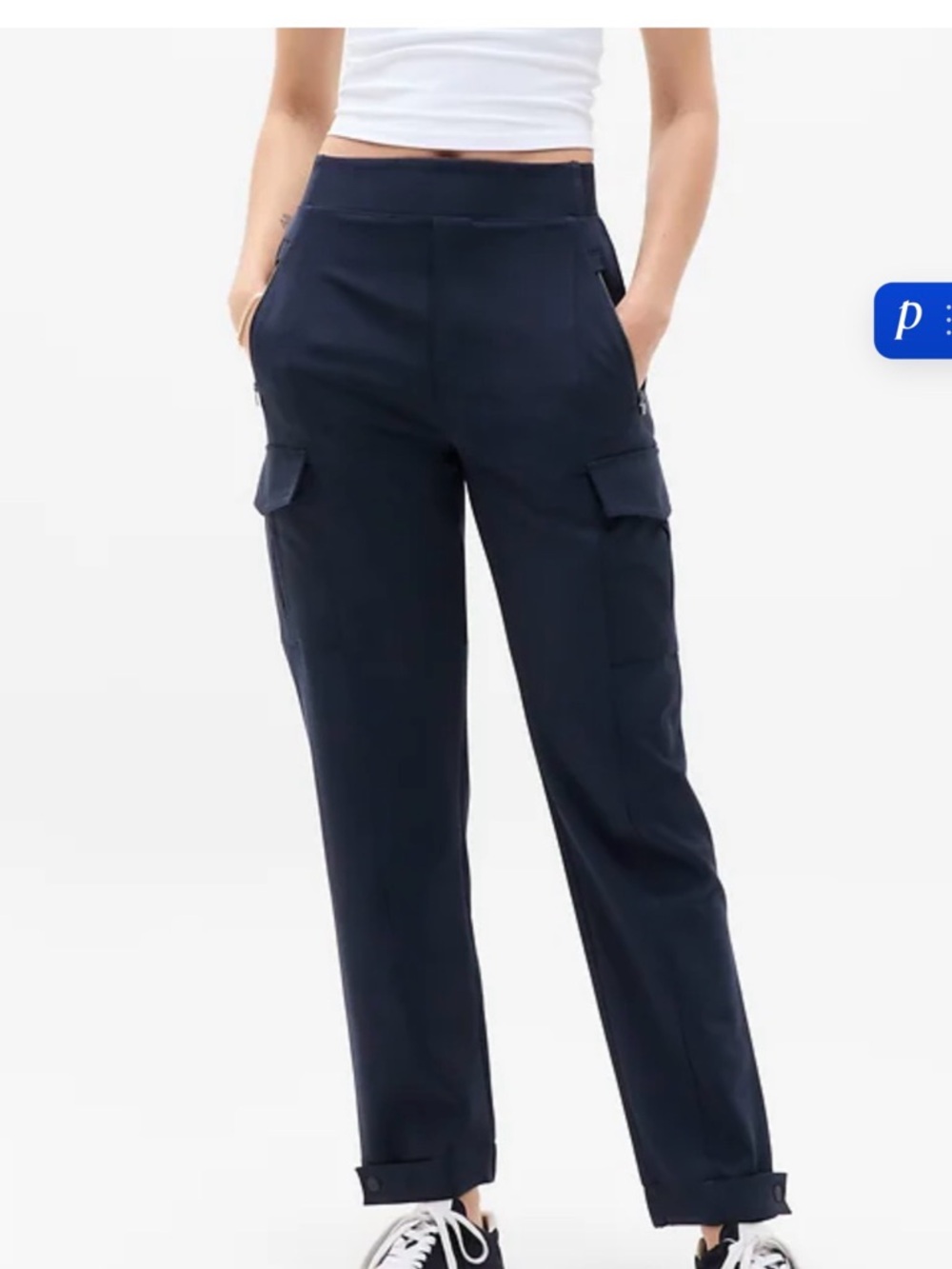 Athleta deep navy Lightweight joggers- Size 4